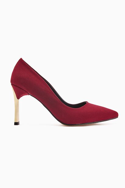 Stiletto Kadın Topuklu Ayakkabı Konforlu Vegan Deri Günlük Ve Özel Gün 