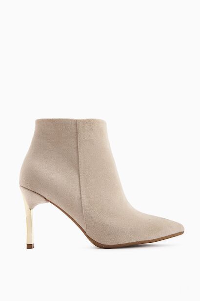 Sivri Burun İnce Altin Topuk Bot 